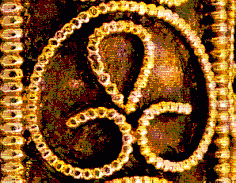 A jogar nyelnek dszt motvuma.